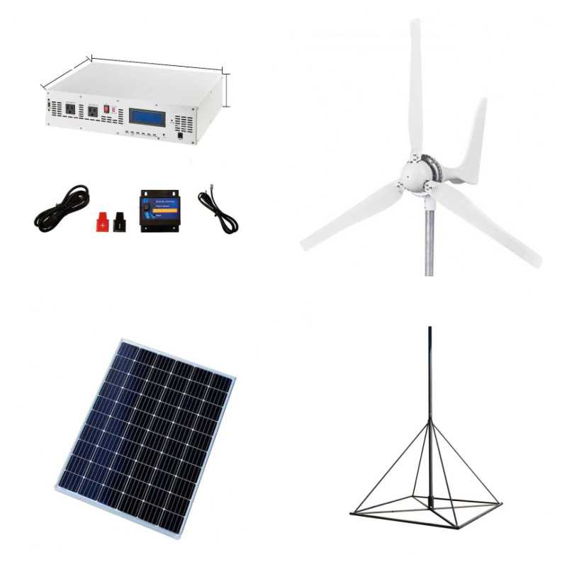 Automaxx 1500W Hybrid Inverter Bundle Wind and Solar Included