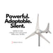 Automaxx 600W Wind Turbine Features