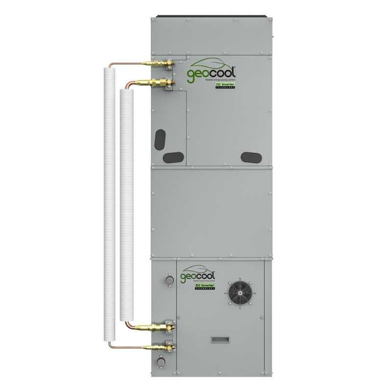 MrCool GeoCool Inverter Series Downflow Without Air Box 4T Front