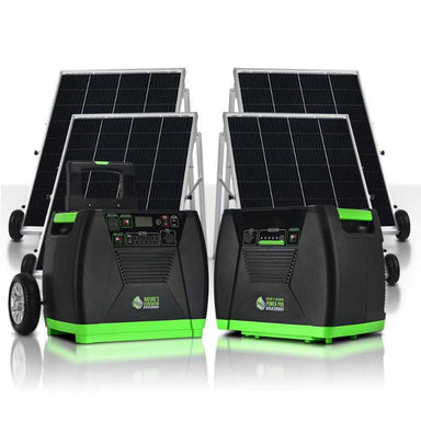 Natures Generator Elite Platinum Portable Solar Generator Front
