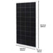 Natures Generator Elite Platinum WE System Solar Panel Dimensions