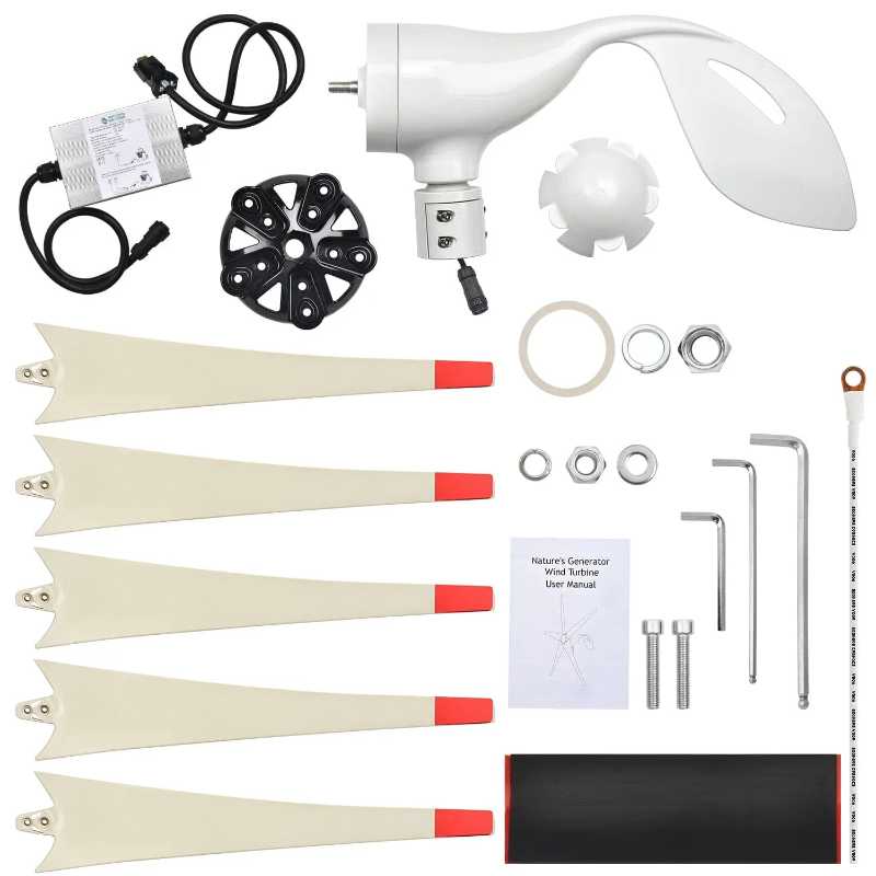 Natures Generator Elite Platinum WE System Wind Turbine Included