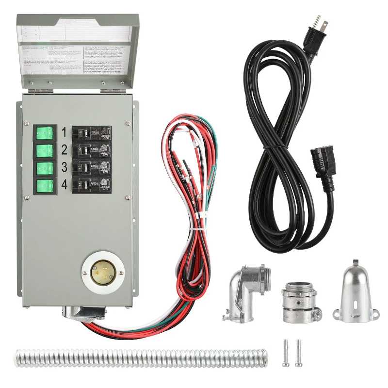Natures Generator Gold PE System Portable Solar Generator Transfer Switch1