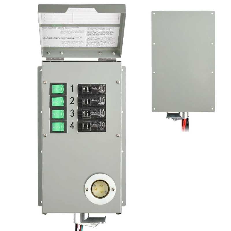 Natures Generator Gold PE System Portable Solar Generator Transfer Switch4