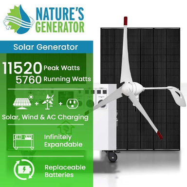 Natures Generator Powerhouse Gold WE System Front Specs