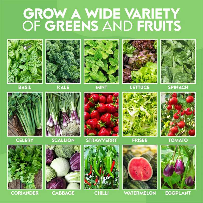 Nutraponics Pro Tower Indoor LED Fruits and Veg
